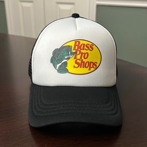 Bass Pro Shops Trucker Adjustable Hat. Three In. Great Condition!!!